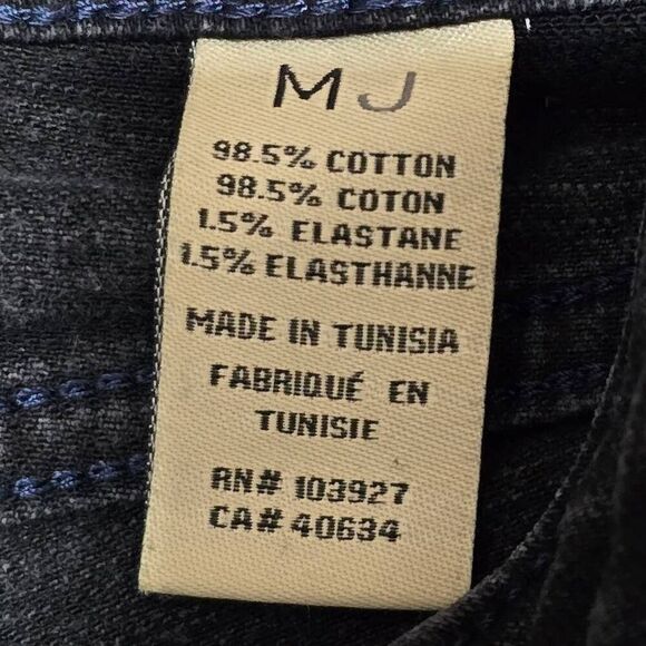 Marc by Marc Jacobs Patti 002 Mid Rise Straight Leg Black Jeans - Picture 7 of 7